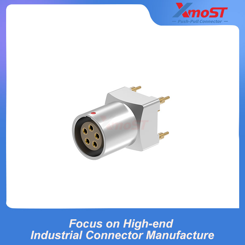 XM-LEZG B Series Straight Male PCB Receptacle