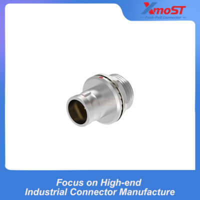XM-LFAG B Series Straight Male Panel Receptacle without Locking Mechanism