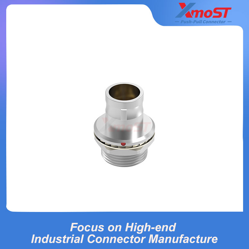 XM-LFAG B Series Straight Male Panel Receptacle without Locking Mechanism - Image 3