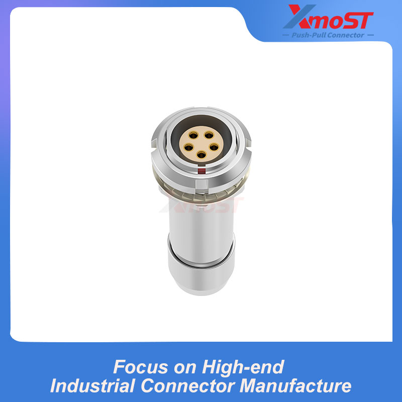 XM-LPFG B Series Twin-Nut-Mount Fixed Male Receptacle with Cable Clamp - Image 3