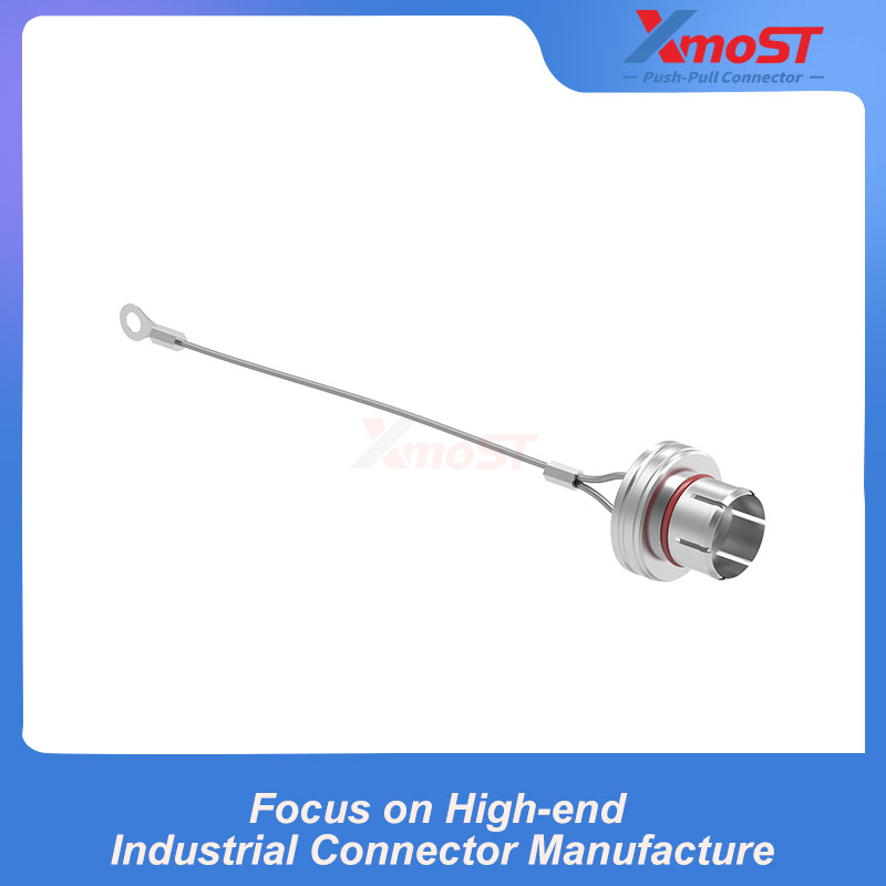 B Series Push-Pull Self-Locking Circular Connector Dust Cap – Protective Cover for Receptacle - Image 4