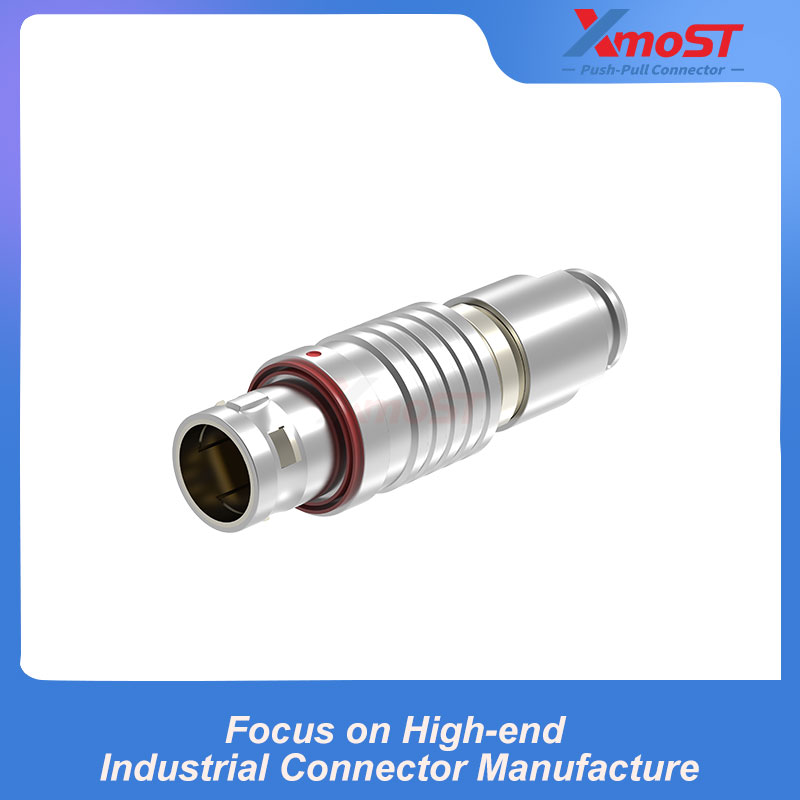 XM-LFEG B Series Front-Sealed Straight Push-Pull Plug