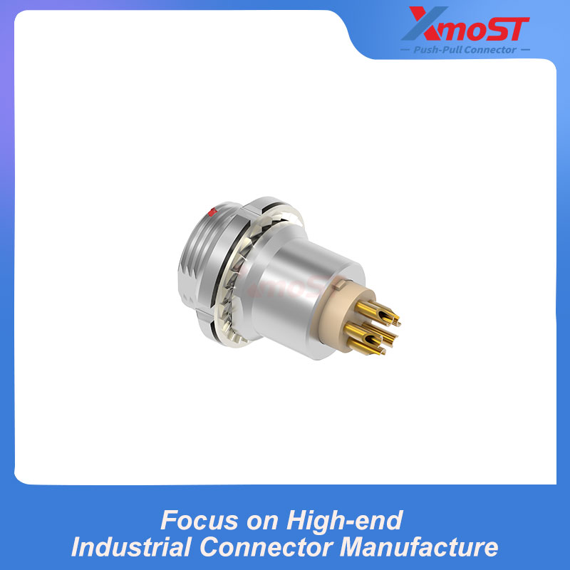 XM-LEEG B Series Rear Panel Nut-Mount Fixed Female Receptacle - Image 4