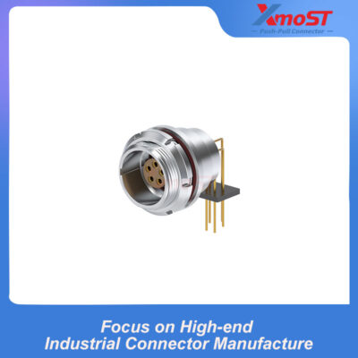 XM-LEEG 2K 90° Right Angle PCB Fixed Receptacle