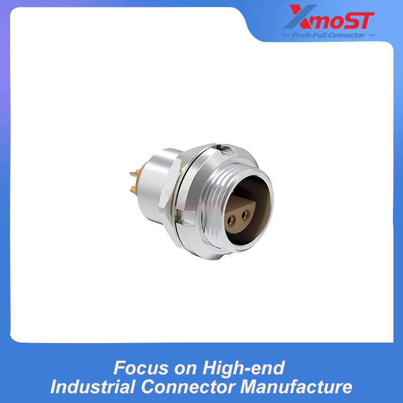 XM-LERD S Series Fixed Female Receptacle, Twin Nut Mount - Image 2