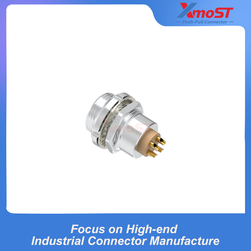XM-LERD S Series Fixed Female Receptacle, Twin Nut Mount - Image 4