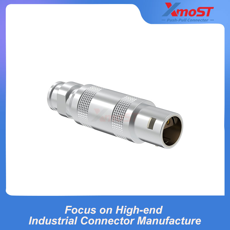 XM-LFFA S Series Straight Plug with Cable Clamp and Strain Relief Backshell - Image 3