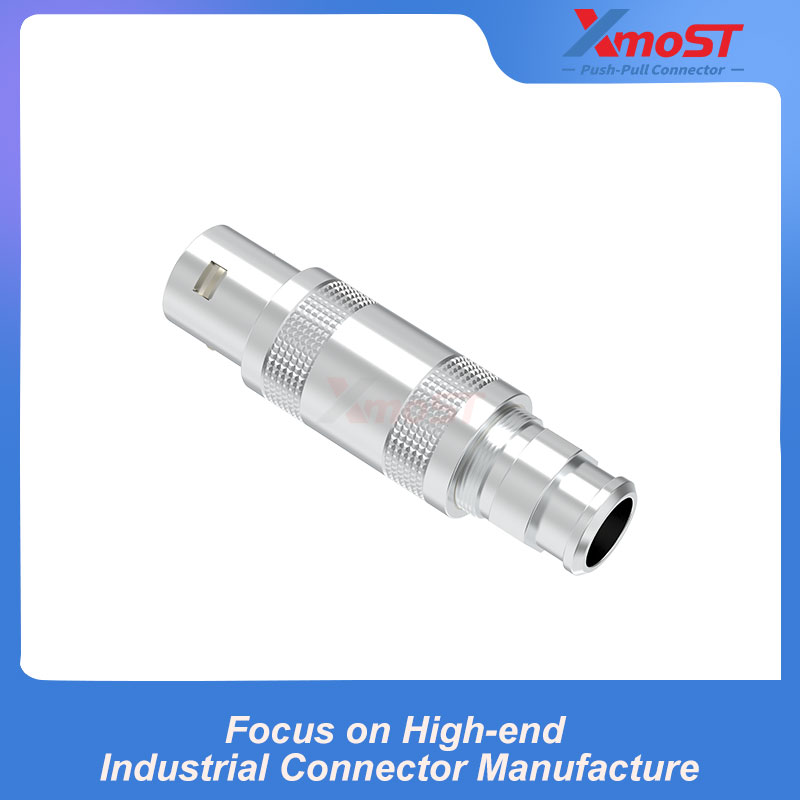 XM-LFFA S Series Straight Plug with Cable Clamp and Strain Relief Backshell - Image 2