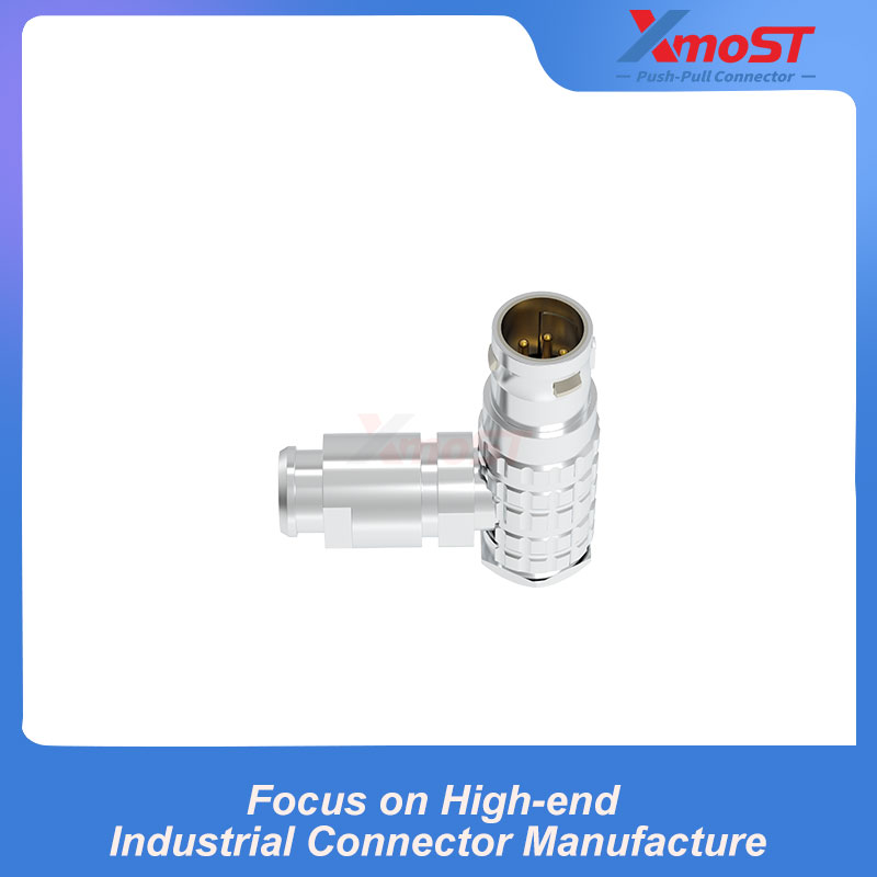 XM-LFHG 90° Right-Angle Male Push-Pull Connector - Image 4