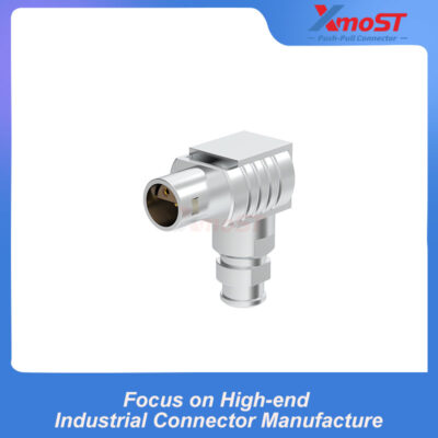 XM-LFLA S Series Right Angle Plug with Cable Clamp