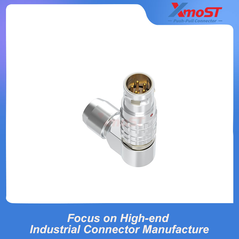 XM-LFSG Adjustable 90° Right-Angle Male Push-Pull Connector - Image 4