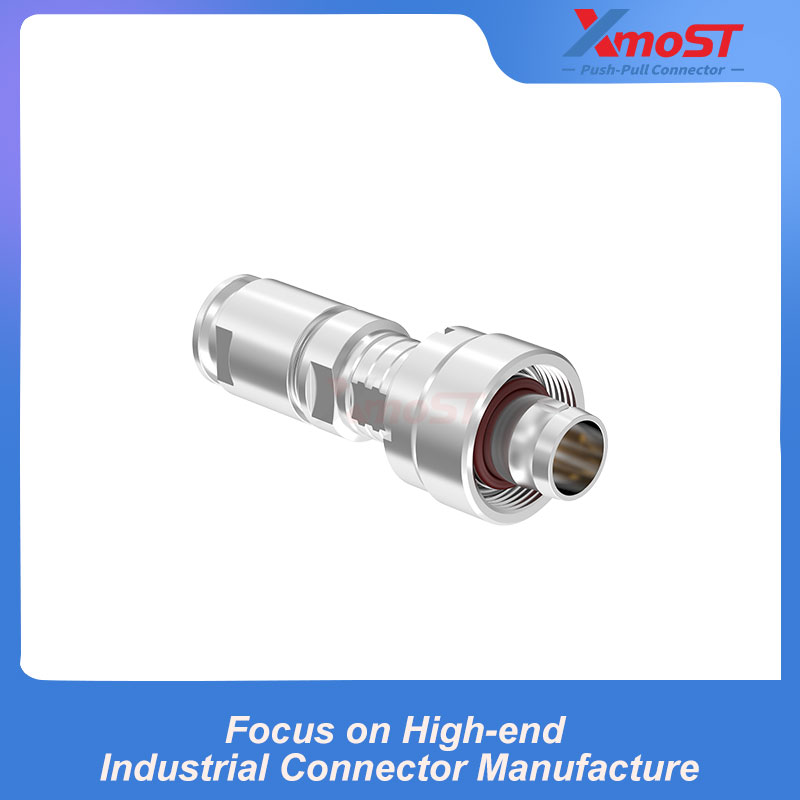 XM-LFVG Straight Plug with Oversized Cable Clamp - Image 2