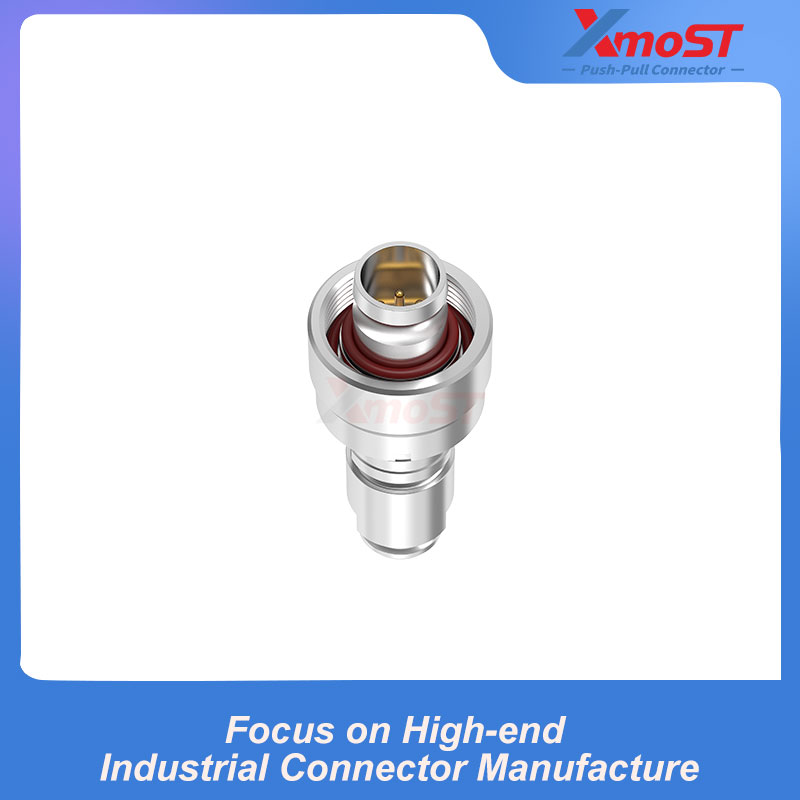 XM-LFVG Straight Plug with Cable Clamp & Jacketed Rear Cover - Image 4