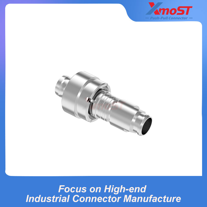 XM-LFVG Straight Plug with Cable Clamp & Jacketed Rear Cover - Image 3