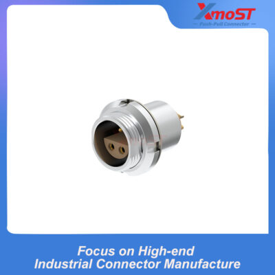 XM-LEEP S Series Fixed Female Receptacle, External Chassis Mount