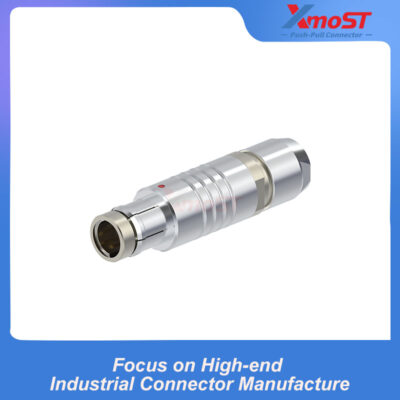 XM-OS31 F Series Push-Pull Connector, Standard Straight Plug with Cable Clamp
