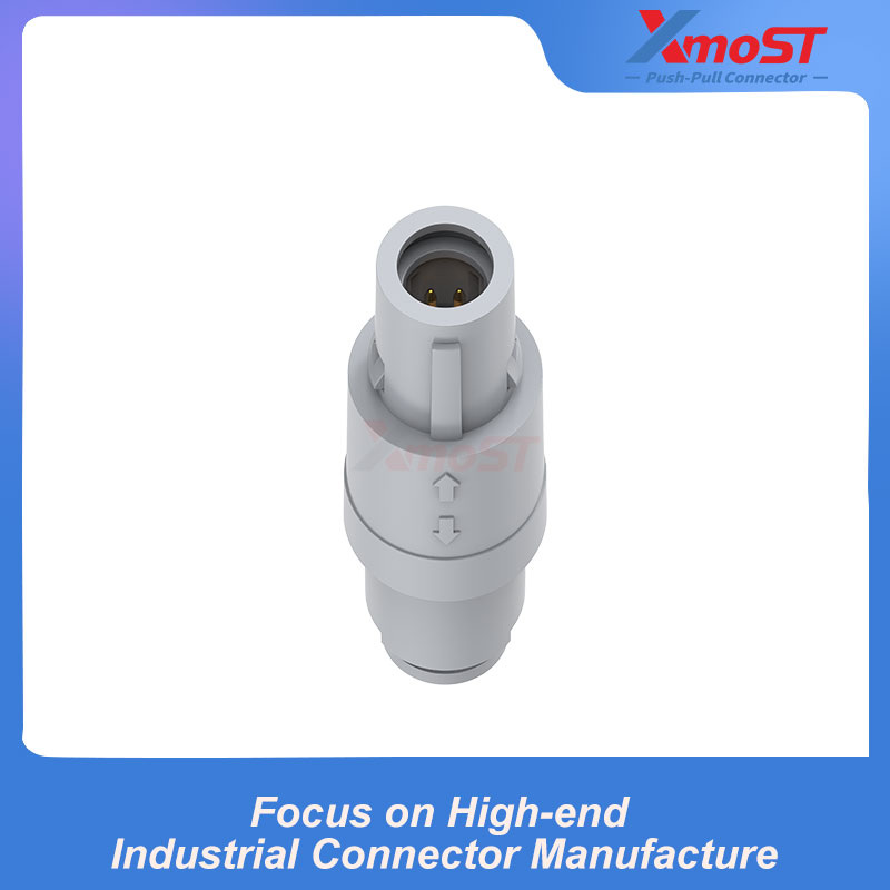 XM-LPAG 1P Straight Plug with Cable Clamp and Protective Jacket - Image 3