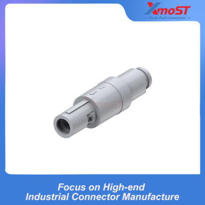 XM-LPAG 1P Straight Plug with Cable Clamp and Protective Jacket