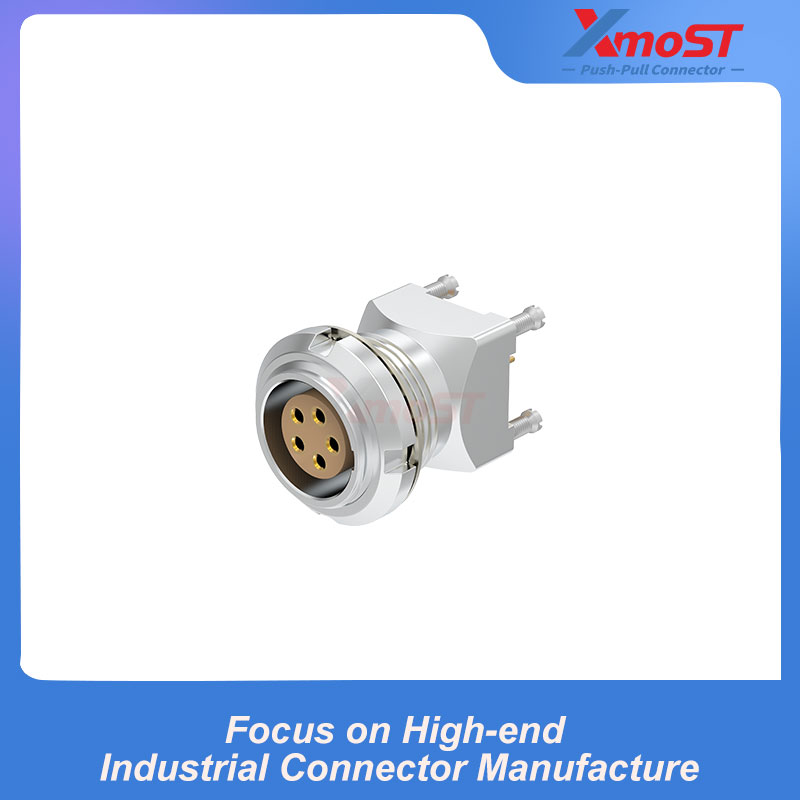 XM-LZYG Screw-Mount Female PCB Receptacle