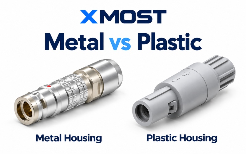 Metal vs Plastic Push-Pull Connectors: How to Choose the Right Housing