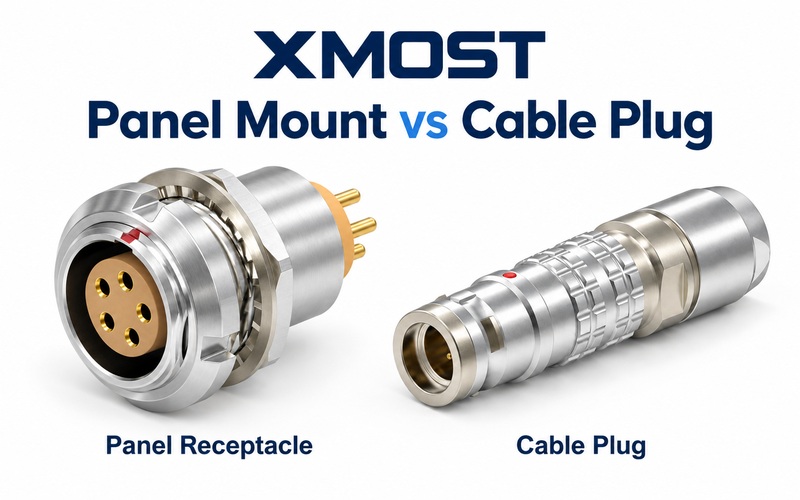 Panel-Mount Push-Pull Connectors vs Cable Plugs: Installation and Selection