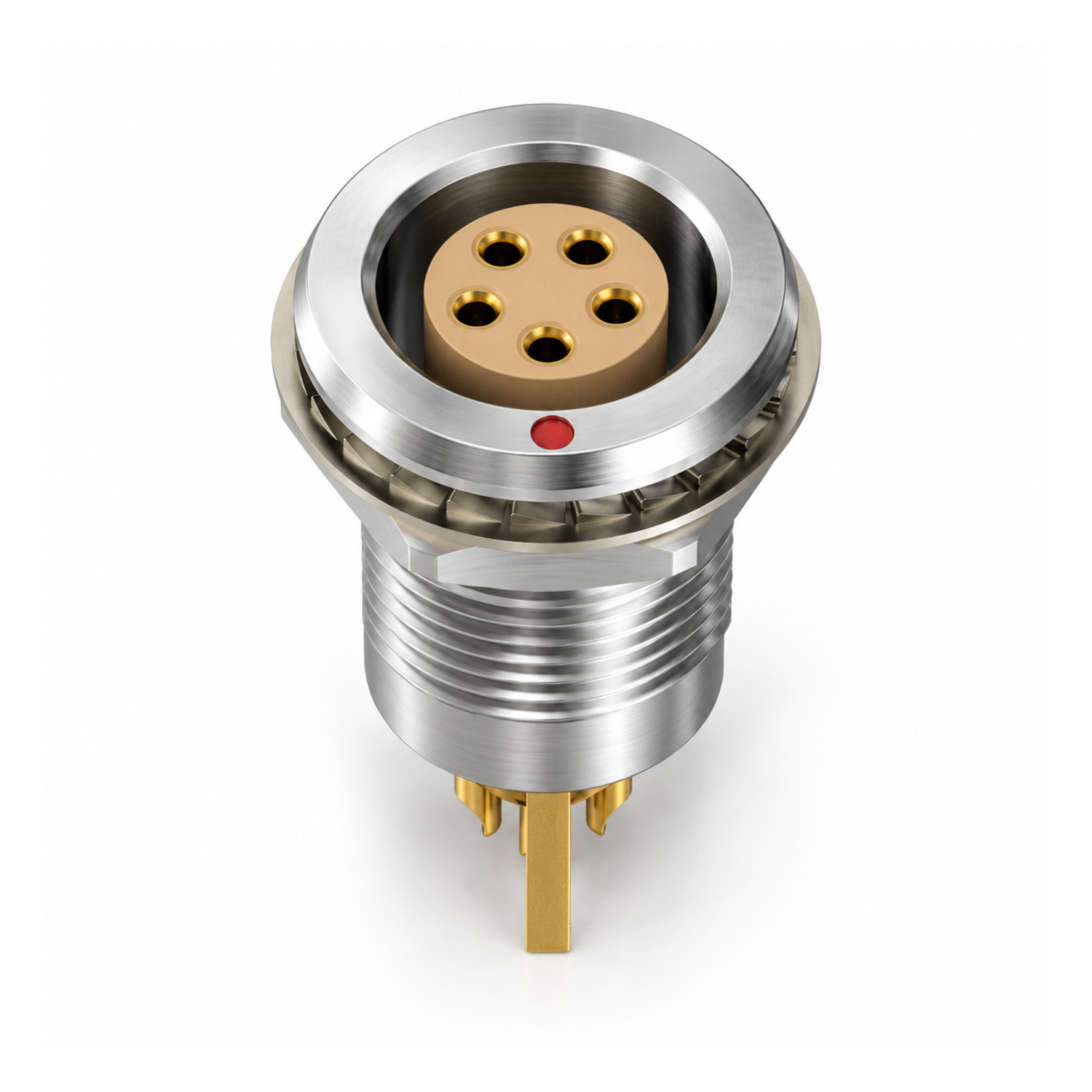 XM-LHMG Watertight/Vacuum-Sealed Fixed Receptacle with Grounding Tab - Image 2