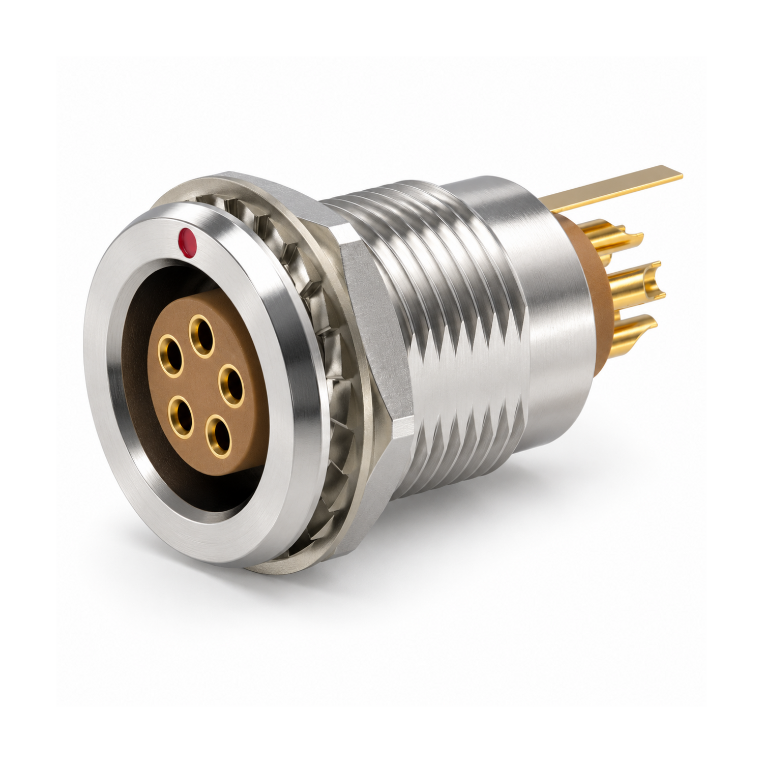 XM-LHMG Watertight/Vacuum-Sealed Fixed Receptacle with Grounding Tab