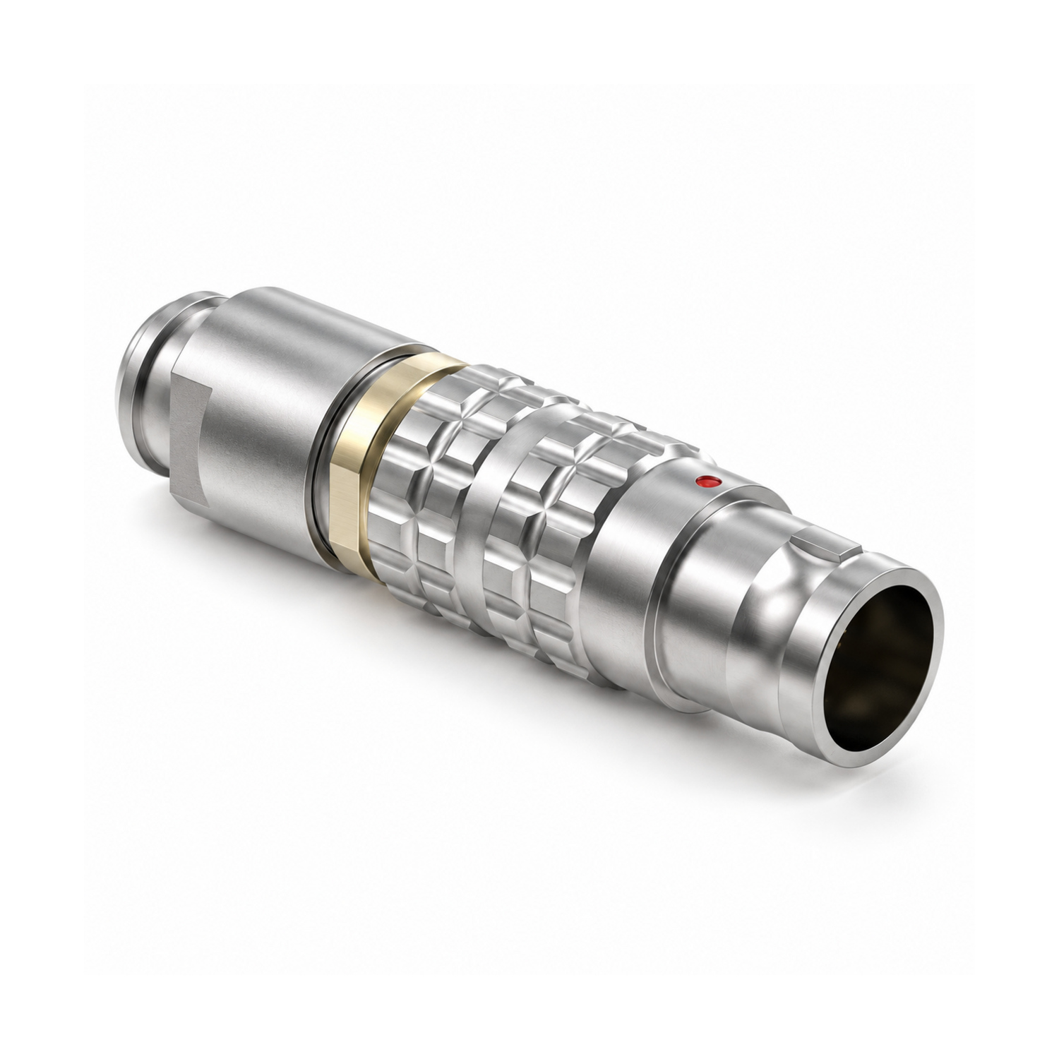 XM-LFFG Non-Latching Straight Plug with Cable Clamp and Strain-Relief Backshell - Image 2