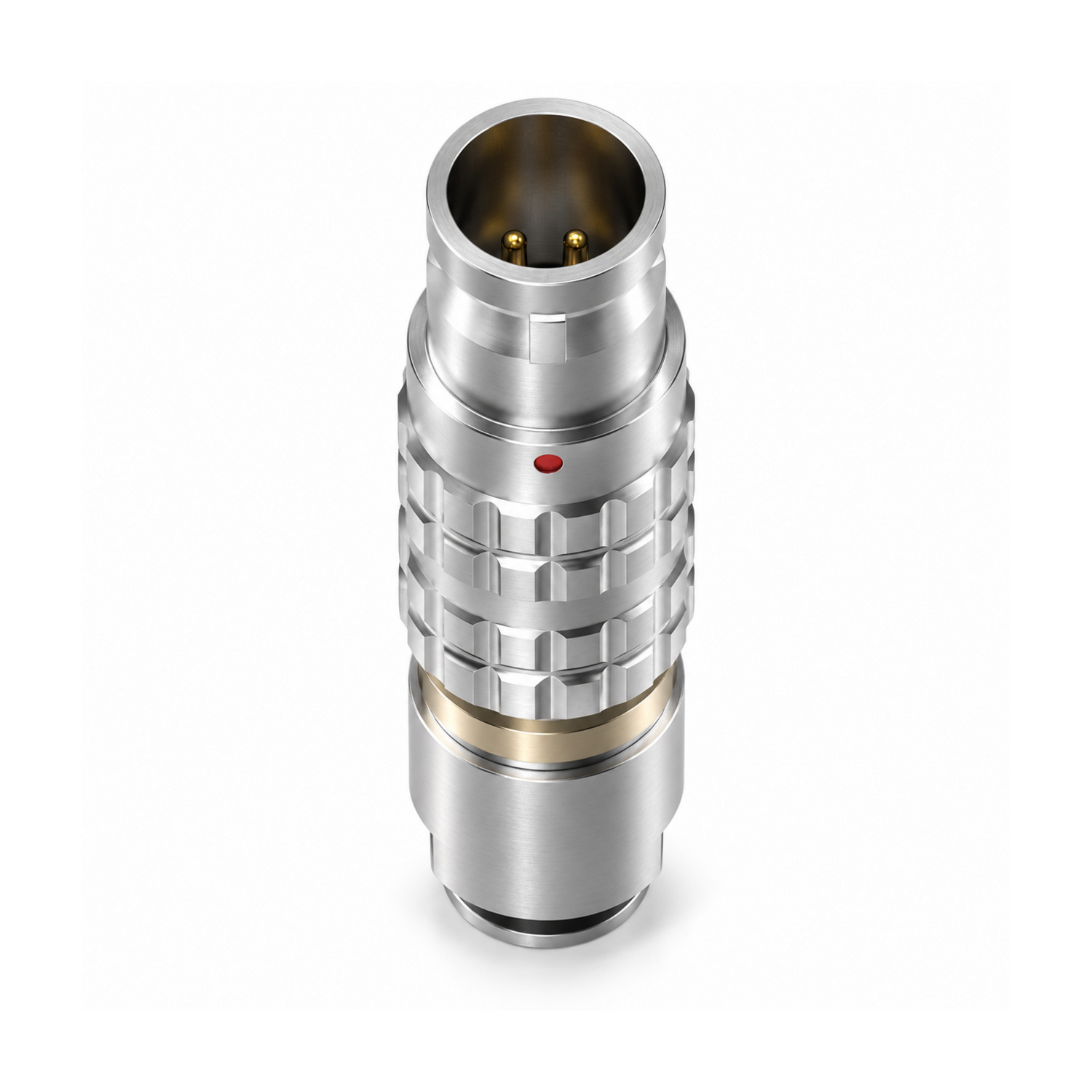 XM-LFFG Non-Latching Straight Plug with Cable Clamp and Strain-Relief Backshell - Image 3