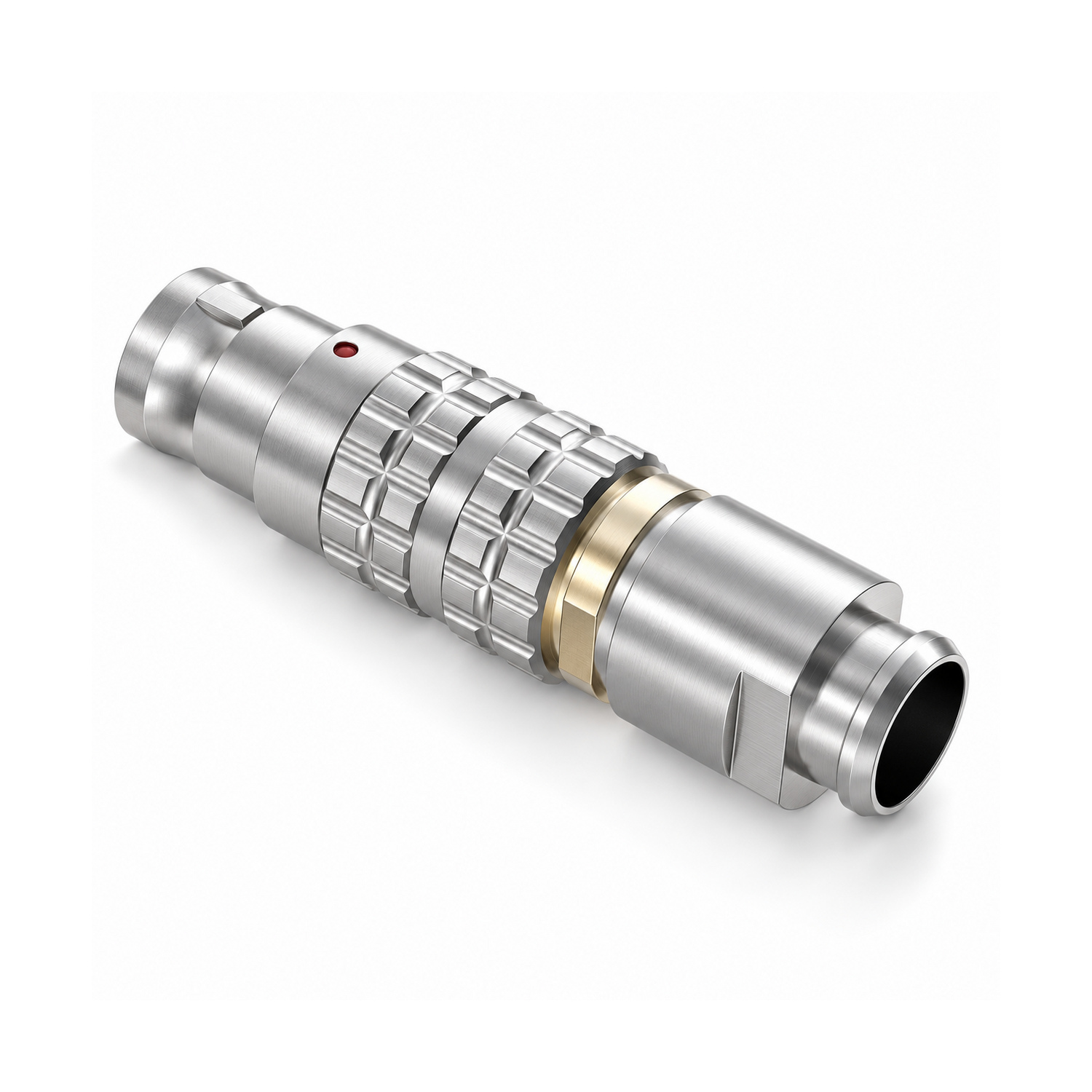 XM-LFFG Non-Latching Straight Plug with Cable Clamp and Strain-Relief Backshell - Image 4