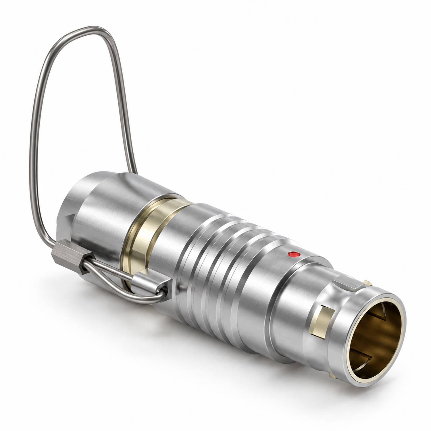 XM-LFNG Straight Push-Pull Plug with Strain-Relief Backshell and Unlocking Pull Cord - Image 3