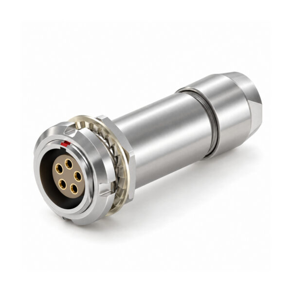 XM-LPFG B Series Twin-Nut-Mount Fixed Male Receptacle with Cable Clamp