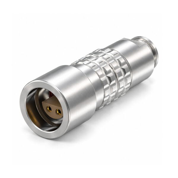XM-LECA Floating Receptacle Connector, Cable-to-Cable, Straight, Self-Locking