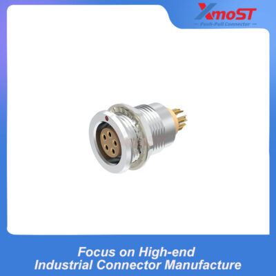 XM-LEGG T Series Fixed Receptacle, Internal Chassis Nut Mount