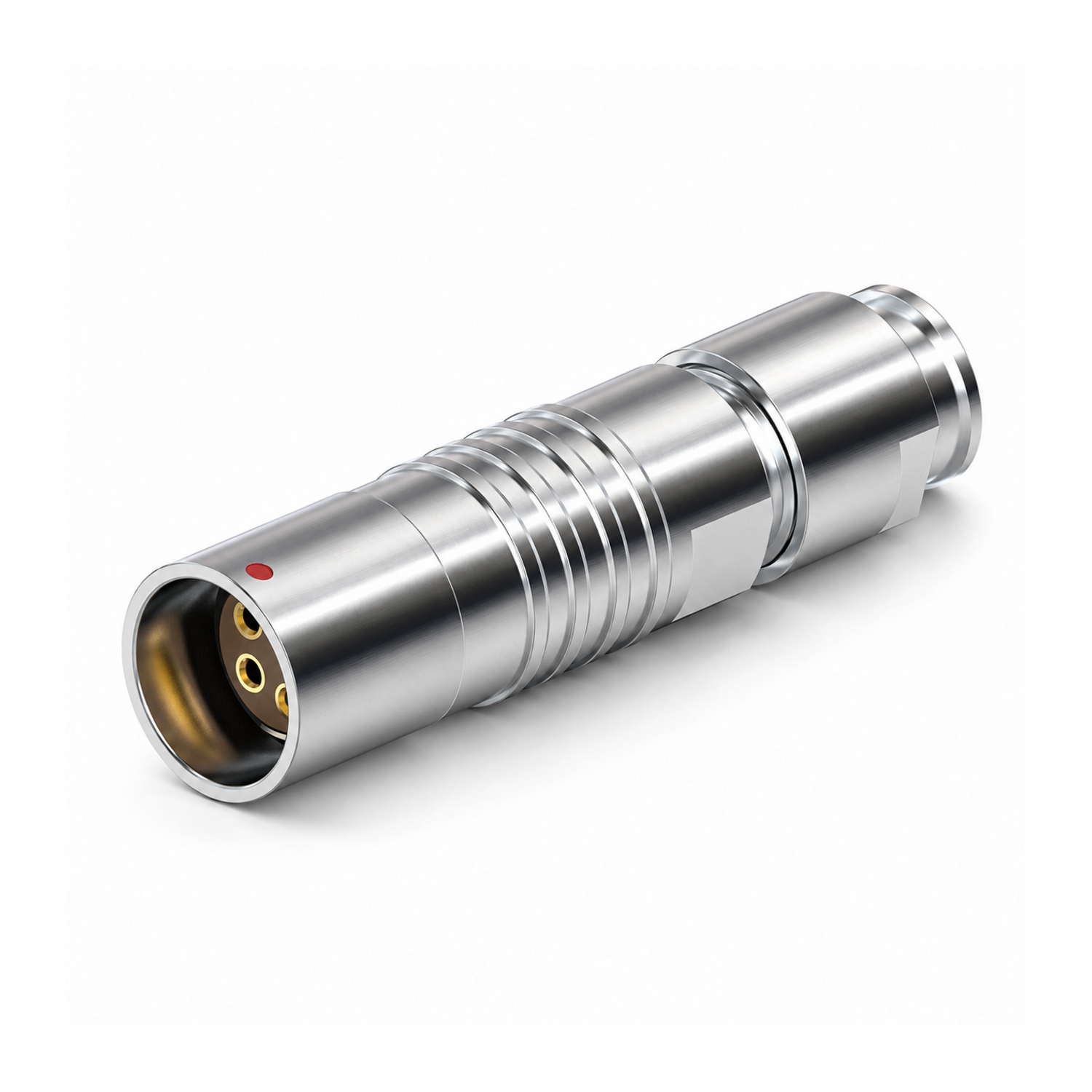 XM-OK31 F Series Push-Pull Connector, Floating Receptacle with Jacketed Rear Cover