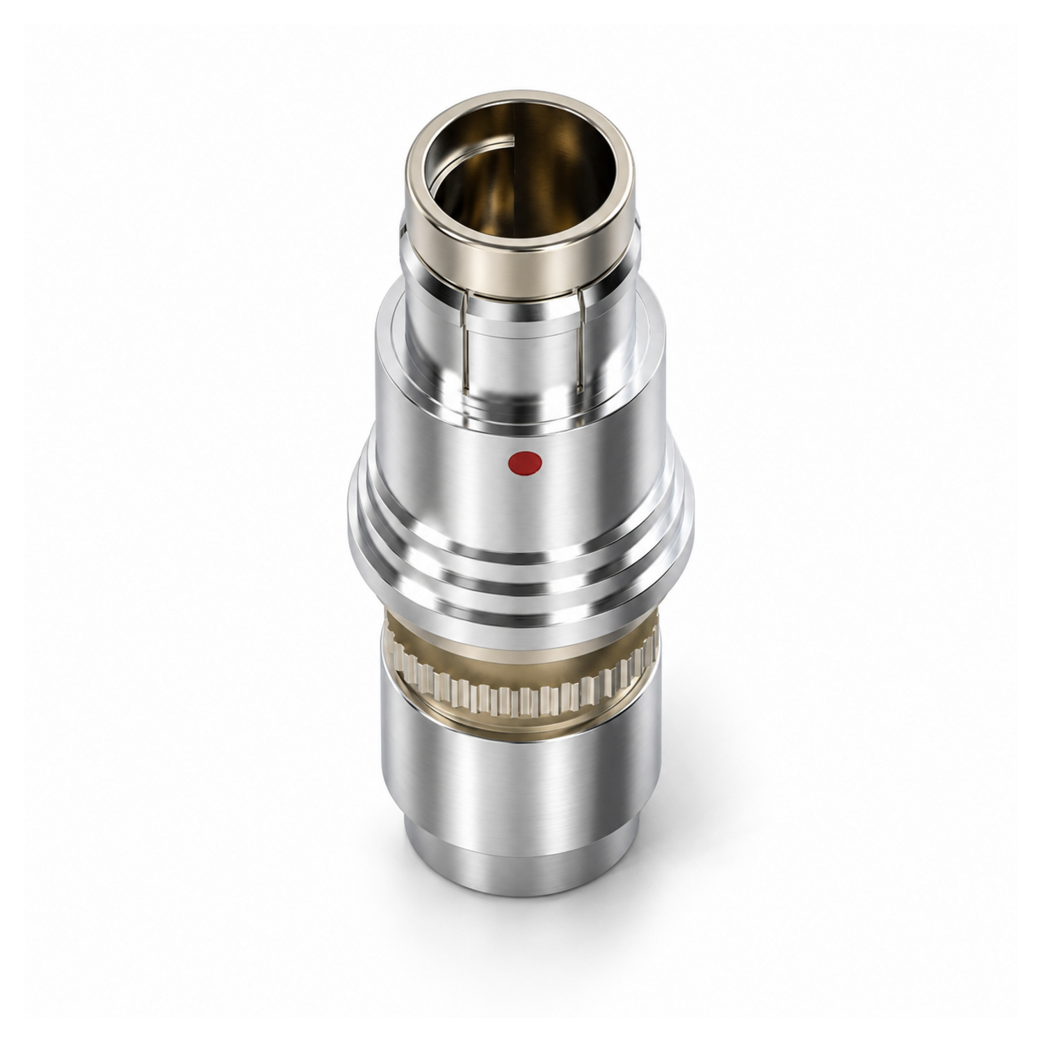 XM-OAS1 F Series Push-Pull Connector, Short Straight Plug with Cable Clamp - Image 3