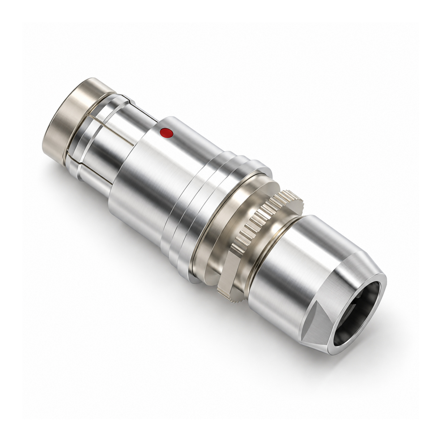 XM-OAS1 F Series Push-Pull Connector, Short Straight Plug with Cable Clamp - Image 4