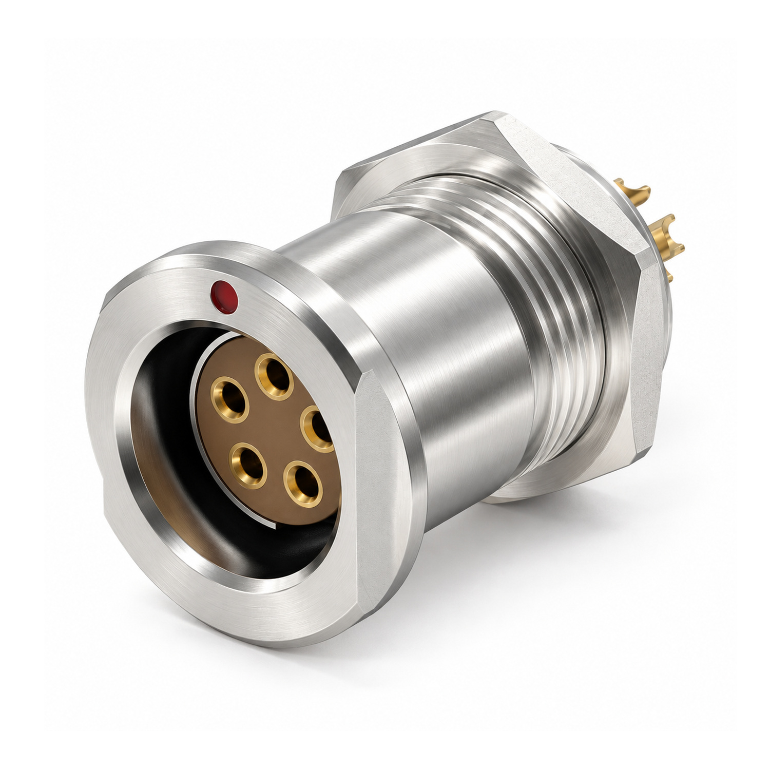XM-OM11 F Series Waterproof Push-Pull Connector, Fixed Receptacle