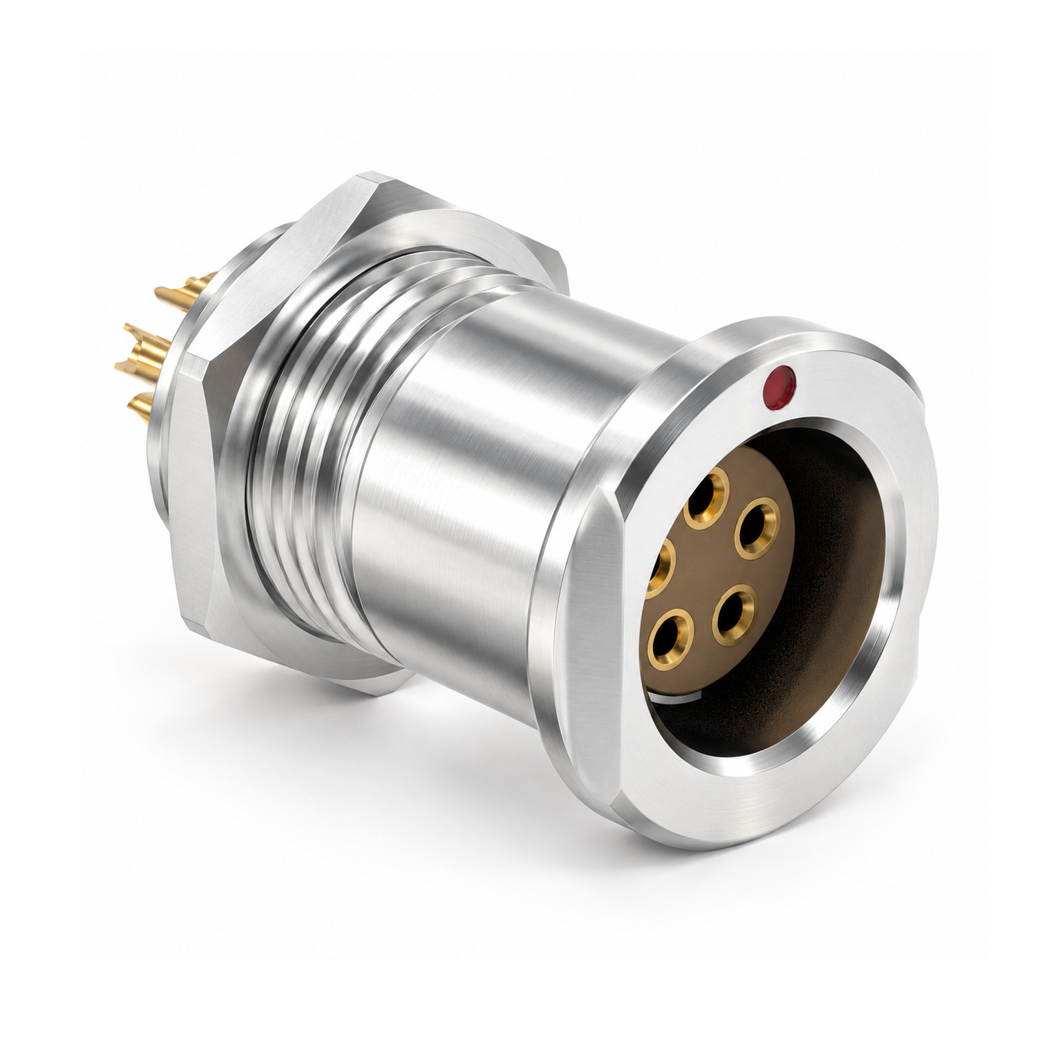 XM-OM11 F Series Waterproof Push-Pull Connector, Fixed Receptacle - Image 2