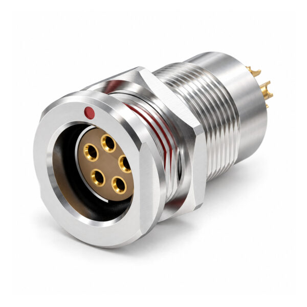 XM-OM21 F Series Waterproof Push-Pull Connector, Fixed Receptacle