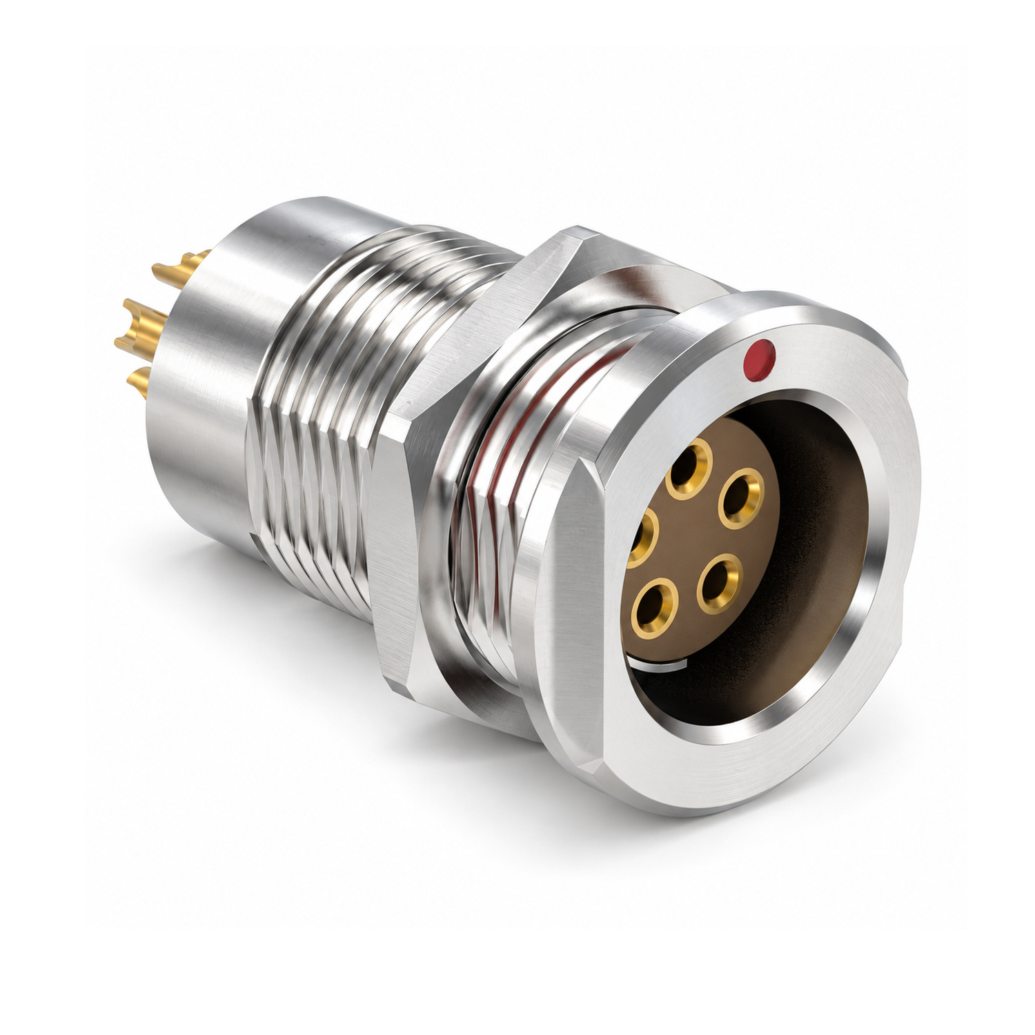 XM-OM21 F Series Waterproof Push-Pull Connector, Fixed Receptacle - Image 2