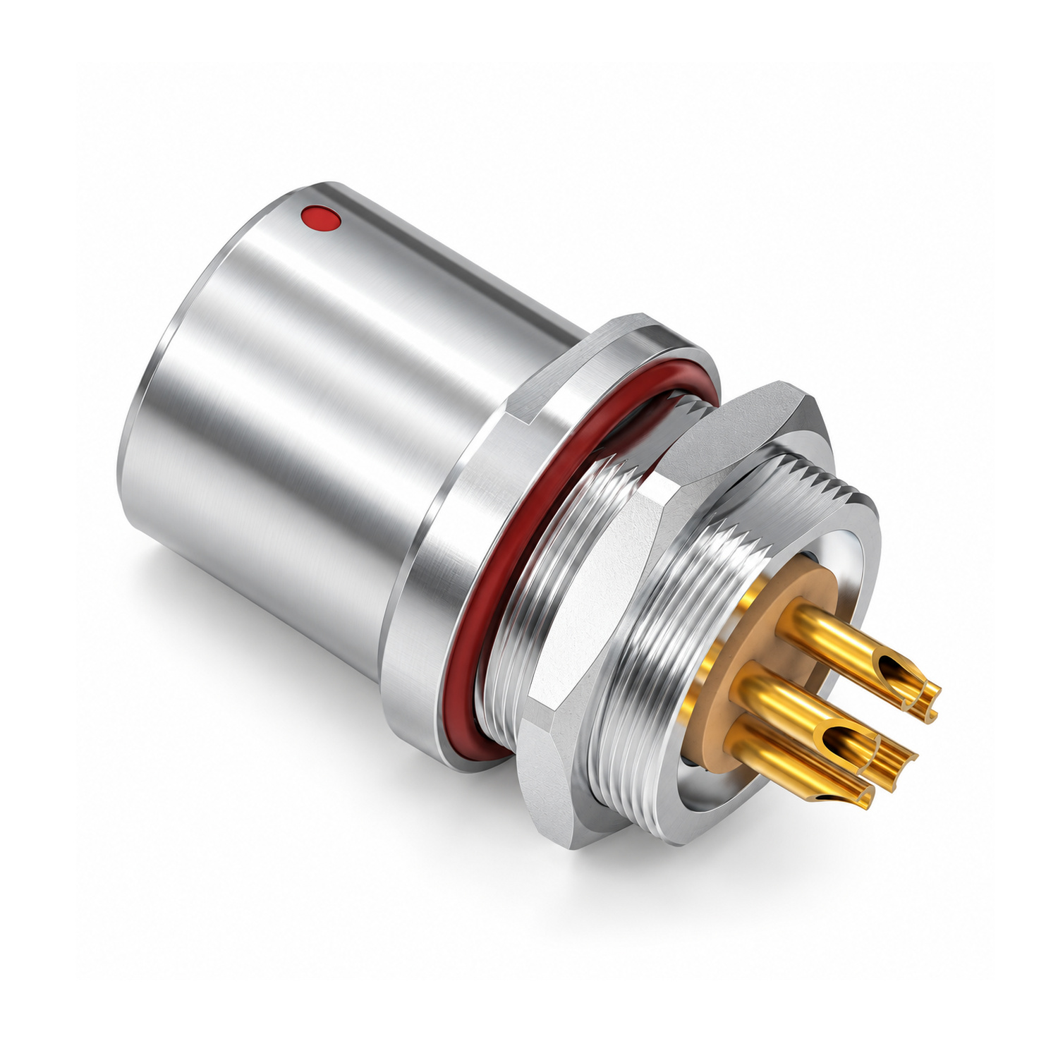 XM-OM41 F Series Waterproof Push-Pull Connector, Fixed Receptacle - Image 4
