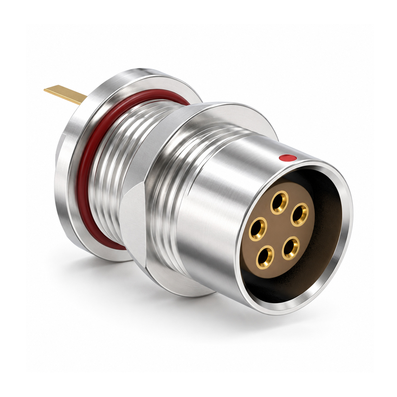 XM-OM51 F Series Waterproof Push-Pull Connector, Fixed Receptacle - Image 2