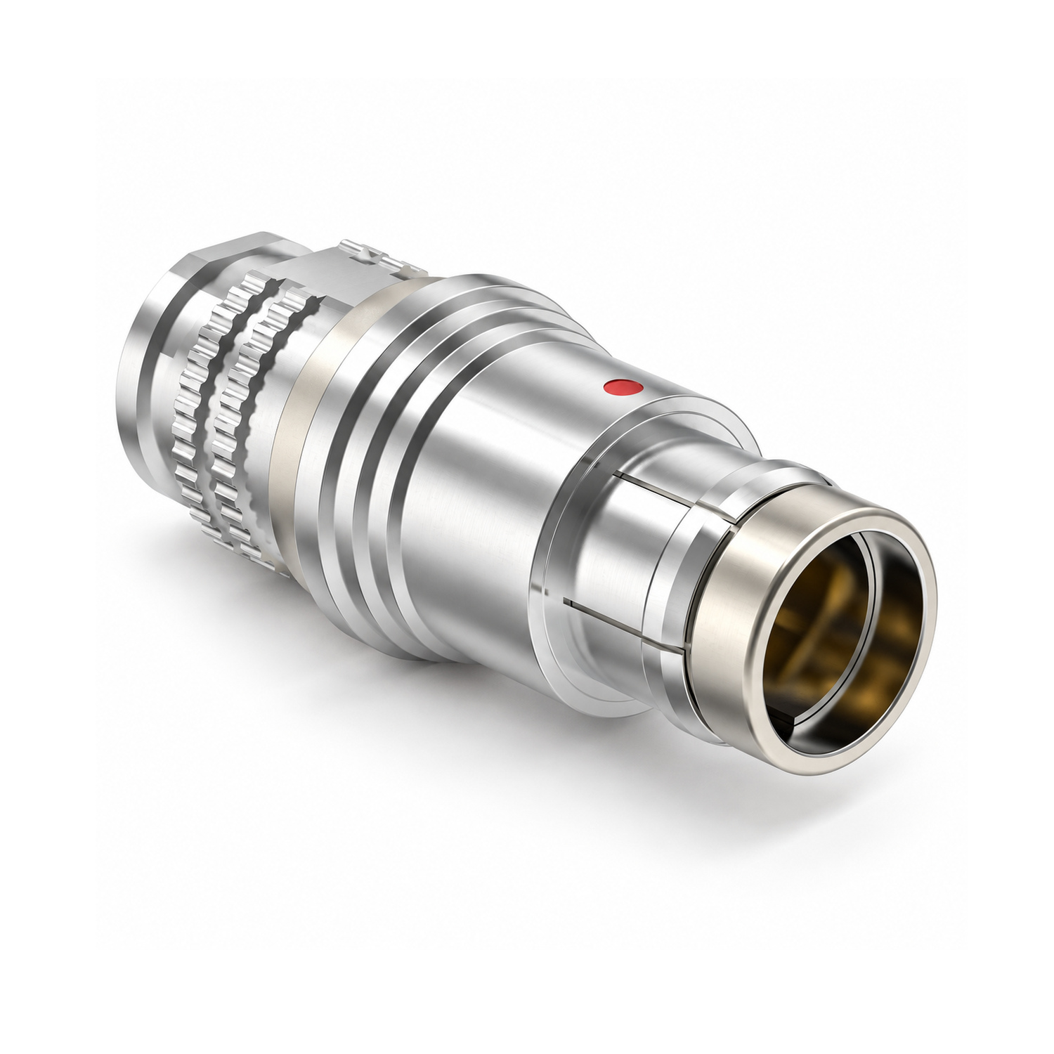 XM-OSS1 F Series Push-Pull Connector, Short Straight Plug for Overmolding - Image 2