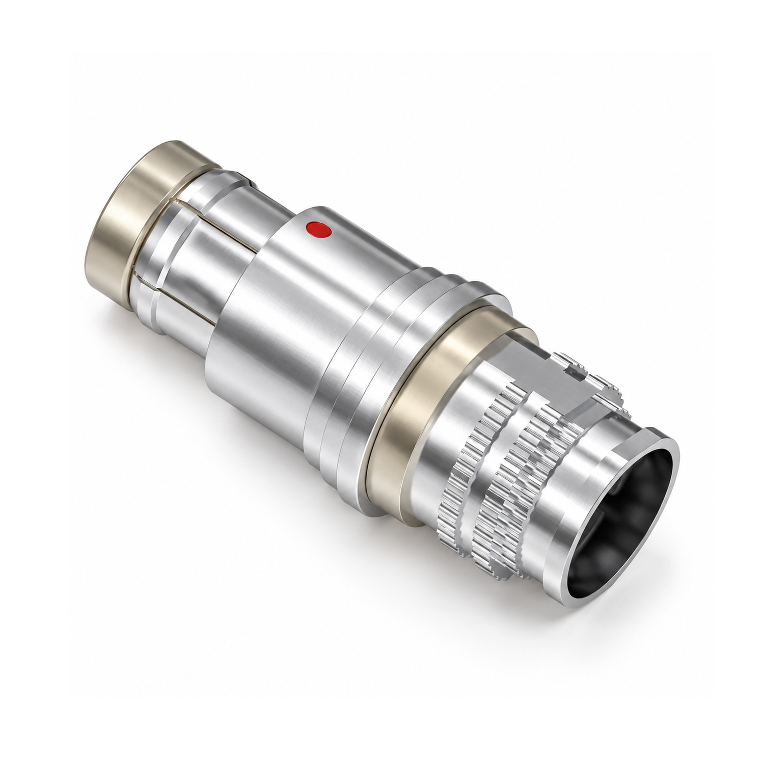 XM-OSS1 F Series Push-Pull Connector, Short Straight Plug for Overmolding - Image 4