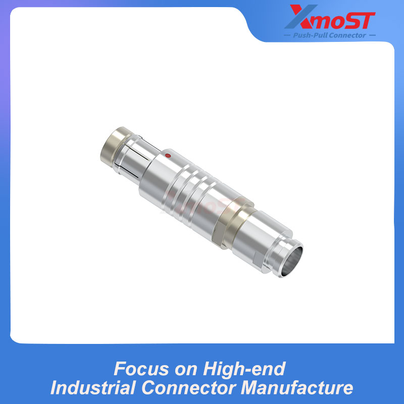 XM-OS41 F Series Push-Pull Connector, Standard Straight Plug with Cable Clamp - Image 4