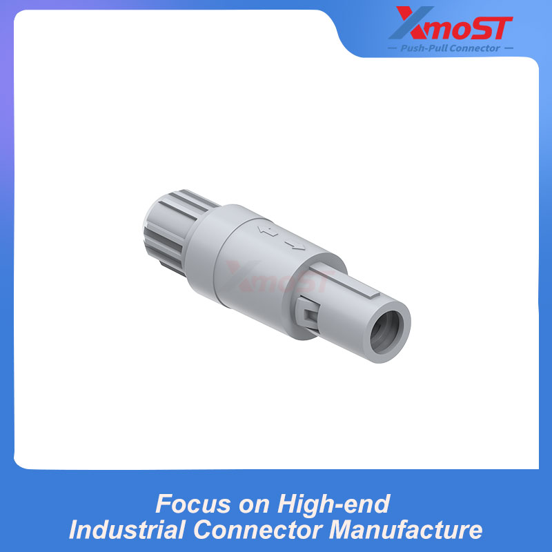 XM-LPAG 1P Series Standard Straight Plug with Cable Clamp - Image 2