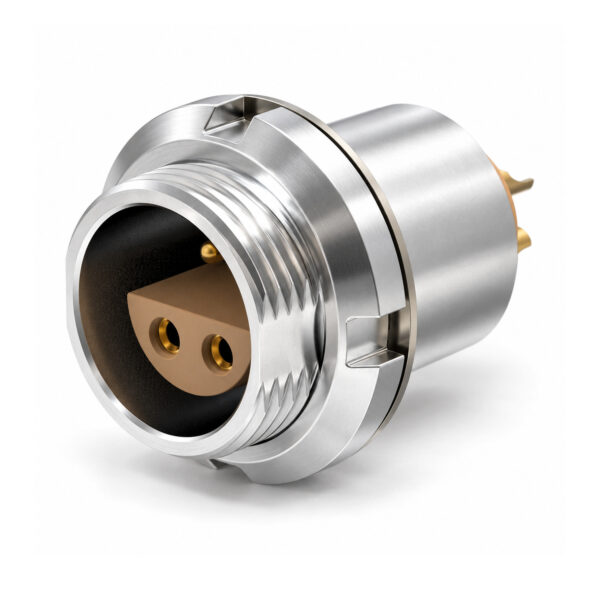 XM-LEEP S Series Fixed Female Receptacle, External Chassis Mount