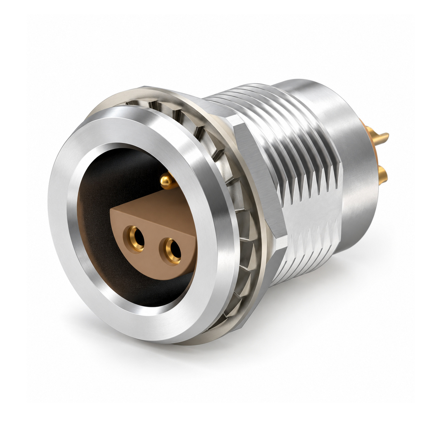 XM-LERA S Series Fixed Receptacle with Nut Mount