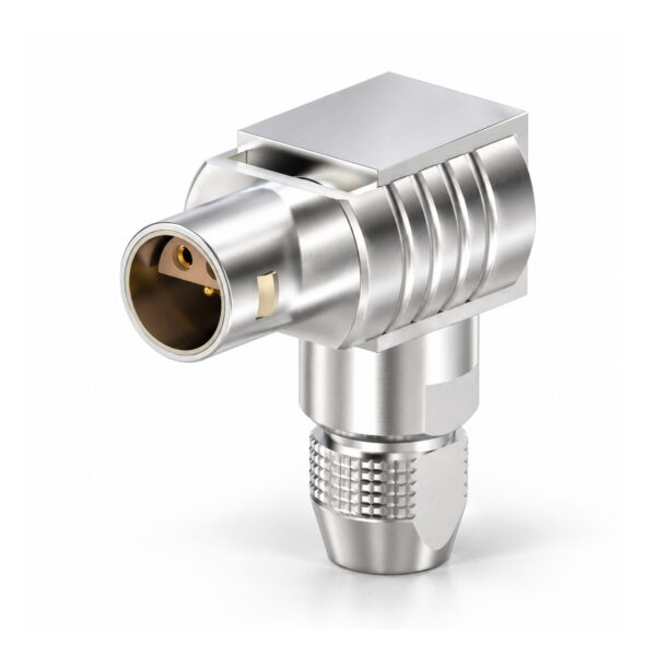 XM-LFLA S Series Right Angle Plug with Cable Clamp